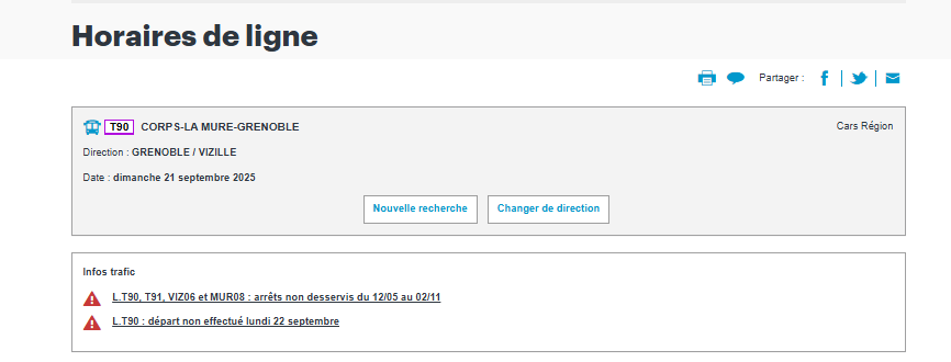 Capture d'écran Popup d'explication